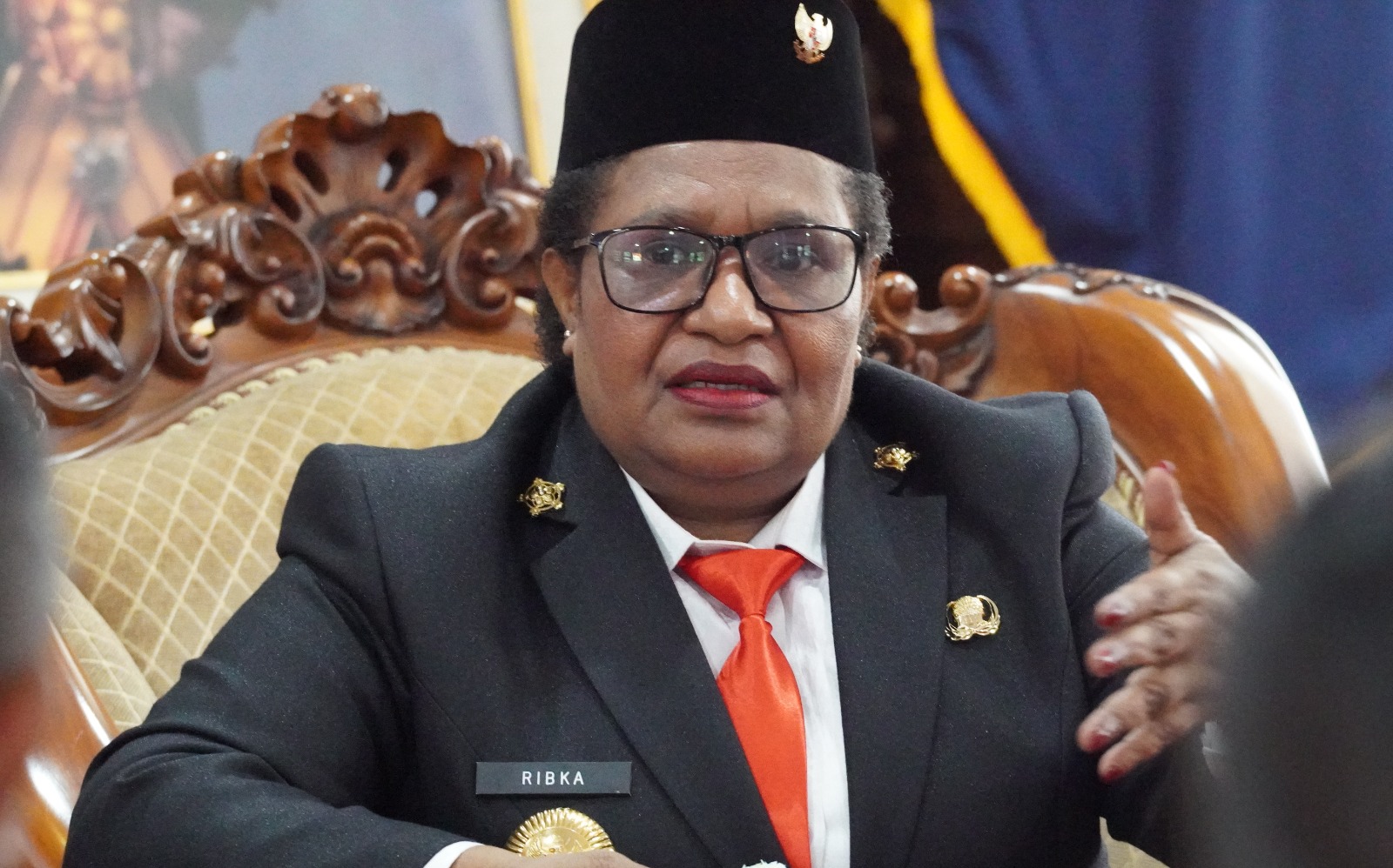 Penjabat Gubernur Papua Tengah, Dr. Ribka Haluk, S.Sos., MM.